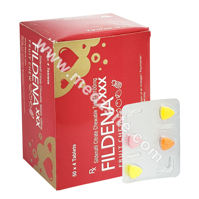 Fildena XXX 100 mg | Buy An Effective Chewable ED Pills
